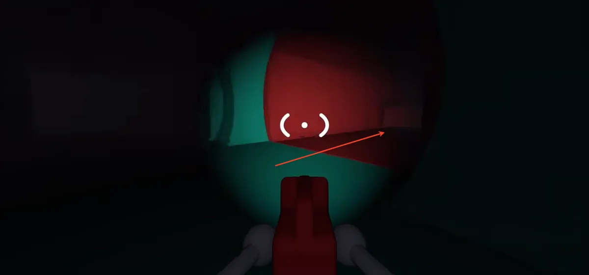 The red corridor after the green room